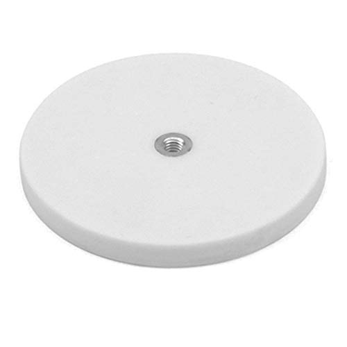 Weißer Gummibeschichteter Pos - Magnete Mit M6 Boss - Faden Für Den Einzelhandel Reparieren und Schwere Objekte Hält - Flush x 8mm Tief - 20kg Zug von first4magnets