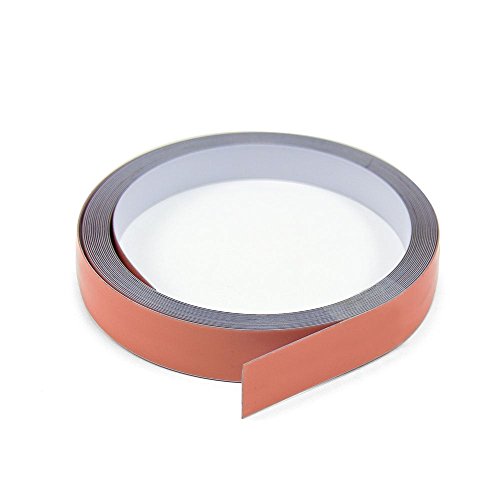 first4magnets Steelflex Gloss White Steel Tape Mit Premium - Selbstklebstoff Für Wände, Zuhause, Büro und DIY - 19mm Breit x 0,4mm Dicke - 30 M Länge von first4magnets