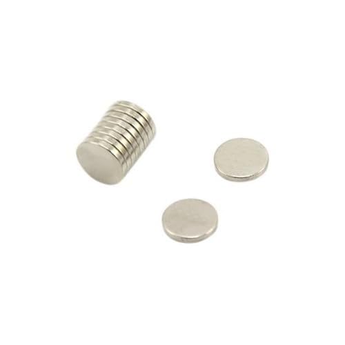 N45Sh Hochtemperatur - Neodym - Magnet Für Diy -, Engineering - und Fertigungsanwendungen - 10mm Durchmesser x 1,5mm Dick - 1,1kg Ziehen - Pack von 10 von first4magnets