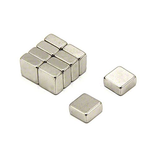 N42 Neodym - Magnet Für Kunst, Handwerk, Modellherstellung, Diy, Hobbys - 10mm x 10mm x 5mm Dick - 3,5kg Zug - Pack von 10 von first4magnets