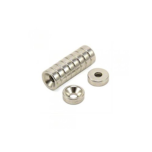 Neodym - Magnet Für Kunst, Kunsthandwerk, Modellherstellung, Diy, Hobbys - 12mm Durchmesser x 4mm Dicke x 4,2mm C/Waschbecken - 2,5kg Zug - Norden - Pack von 10 Neodym - Magnet Für Kunst, Kunsthandwerk, Modellherstellung, Diy, Hobbys - 12mm Durchmesser x 4mm Dicke x 4,2mm C/Waschbecken - 2,5kg Zug - Norden - Pack von 10 von first4magnets