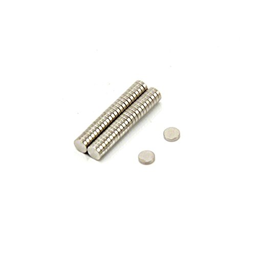 N35 Neodym - Magnet Für Kunst, Kunsthandwerk, Modellherstellung, Diy, Hobbys und Verpackungen - 4mm Durchmesser x 1mm Dick - 0,16kg Zug - Pack von 50 von first4magnets