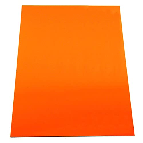 First4magnets MFA4(OR)-1 Magnetfolie Orange Flexible A4 (297 x 210 x 0,85 mm) (1 Packung), Silver, 25 x 10 x 3 cm von Magnet Expert