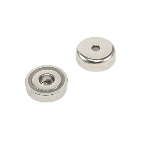 N42 Neodym Pot Magnet Für Kunst, Handwerk, Modellherstellung - 25mm Durchmesser x 8mm Dick x 5,5mm C/Bohrung - 20kg Zug N42 Neodym Pot Magnet Für Kunst, Handwerk, Modellherstellung - 25mm Durchmesser x 8mm Dick x 5,5mm C/Bohrung - 20kg Zug von first4magnets