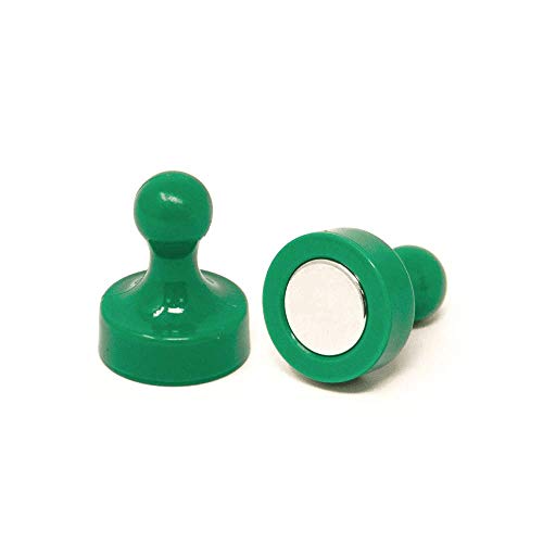 Hochleistungsgrüner Skittlermagnet Für Kühlschrank, Büro, Whiteboard, Mitteilungsboard 19mm x 25mm Hoch - Pack von 2 Hochleistungsgrüner Skittlermagnet Für Kühlschrank, Büro, Whiteboard, Mitteilungsboard 19mm x 25mm Hoch - Pack von 2 von first4magnets