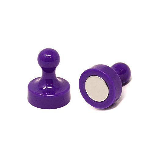 Hochleistungslila Skittly - Magnet Für Kühlschrank, Büro, Whiteboard, Mitteilungsboard 19mm x 25mm Hoch - Pack von 2 Hochleistungslila Skittly - Magnet Für Kühlschrank, Büro, Whiteboard, Mitteilungsboard 19mm x 25mm Hoch - Pack von 2 von first4magnets