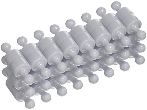 Weißer Skittlermagnet Für Kühlschrank, Büro, Whiteboard, Mitteilungsboard 12mm x 21mm Hoch - Packung von 48 Weißer Skittlermagnet Für Kühlschrank, Büro, Whiteboard, Mitteilungsboard 12mm x 21mm Hoch - Packung von 48 von first4magnets