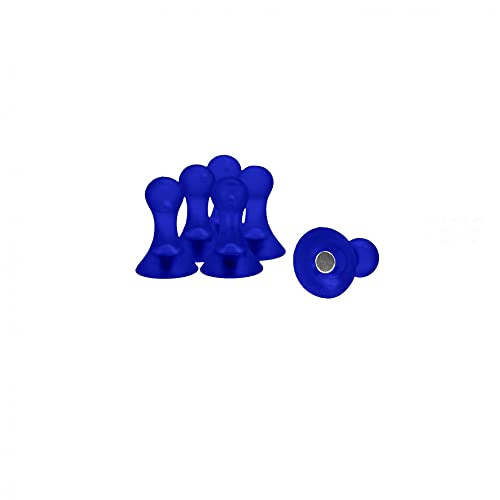 Große Marineblaue Skittelsmagnete Für Kühlschrank, Whiteboard, Notizboardpaket von 6 von first4magnets