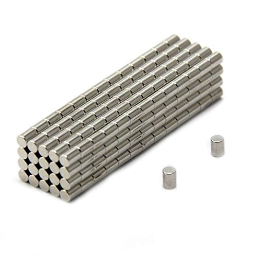 N35 Neodym - Magnet Für Kunst, Kunsthandwerk, Modellherstellung, Diy, Hobbys und Verpackungen - 3mm Durchmesser x 4mm Dick - 0,26kg Zug - Pack von 50 von First4magnets