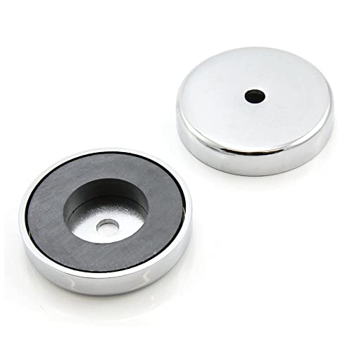 first4magnets Ferrit Pot Magnet mit 15,8 kg Pull, Silber, 50 x 10 x 8,5 mm first4magnets Ferrit Pot Magnet mit 15,8 kg Pull, Silber, 50 x 10 x 8,5 mm von first4magnets