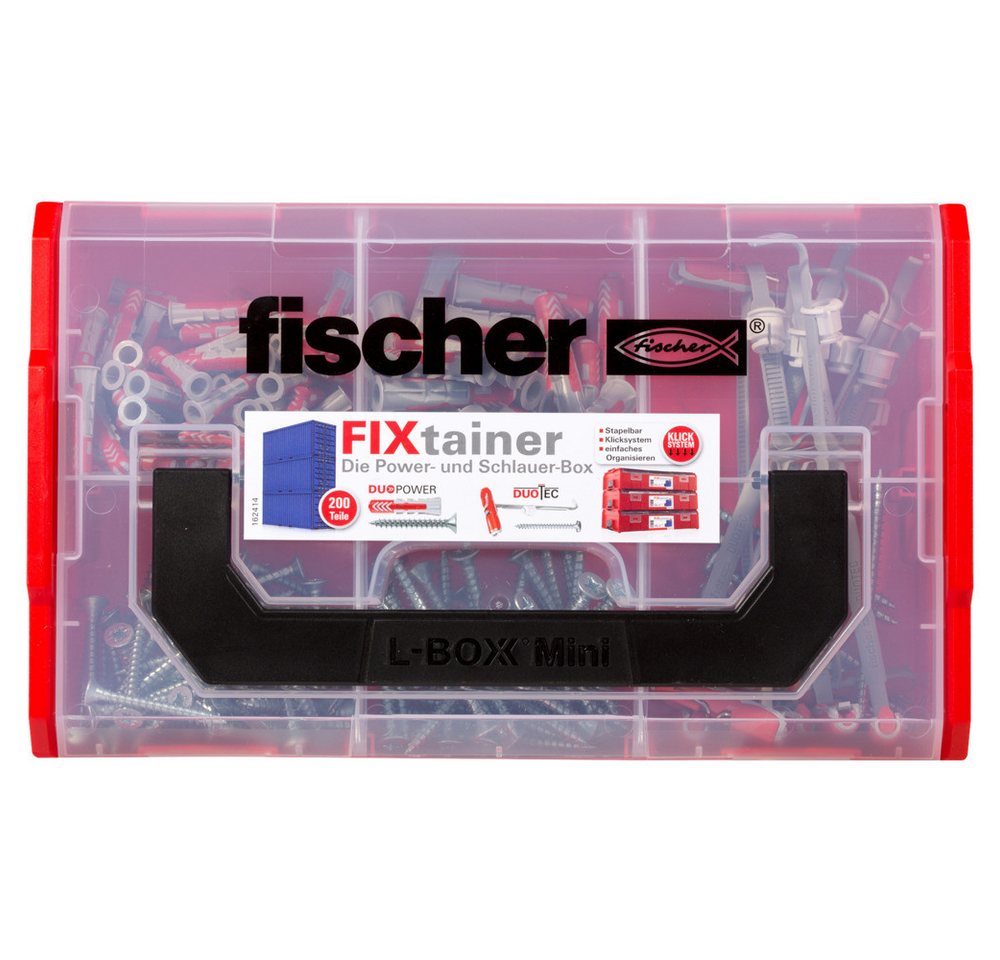 fischer Deutschland Vertriebs GmbH Klemmen Fischer FIXtainer - DuoPower/DuoTec+schr. (200) von fischer Deutschland Vertriebs GmbH