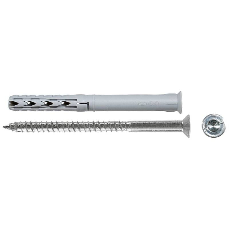 fischer Langschaftdübel SXR WT LS Stahl Multifunktionsrahmendübel 6 x 60 mm - 50 Stück von fischer Deutschland Vertriebs GmbH