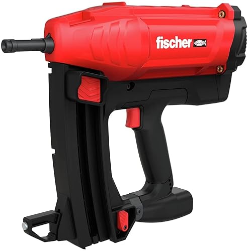 FISCHER, FGC 100 Elektro-Gasnagler zur Befestigung von Blech, Profilen, Gips und Stahl, mit zwei Batterien 7,2 V und 3 Ah bei 2 Schüssen pro Sekunde von fischer