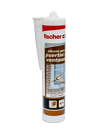 Fischer 505444 – Neutral Silikon Fenster und Türen weiß von fischer