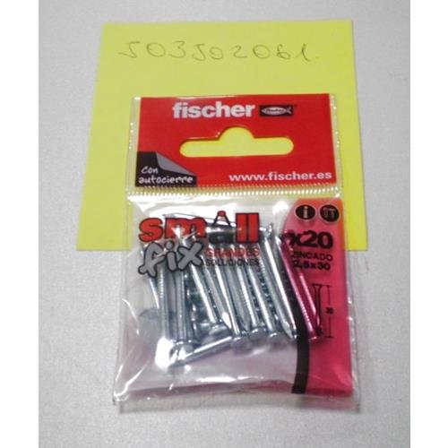 Fischer 514924 Set Spitze Stahl schwergutladungen 2,5 x 30 mm (Tasche 20U) von fischer