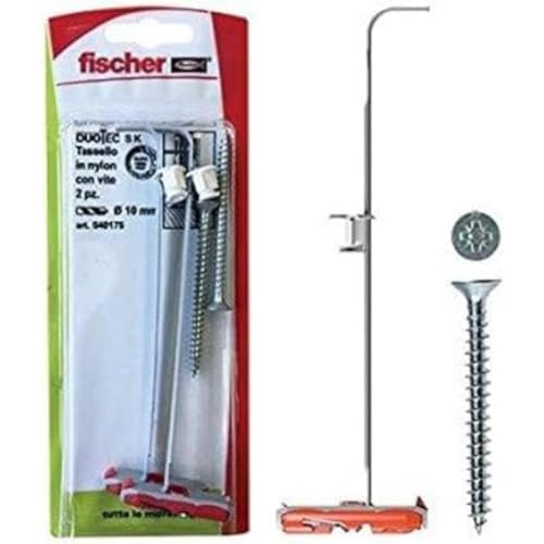 Fischer 540175 Pappdübel Duotec 10 S K mit Schraube, grau, 10 mm von Fischer