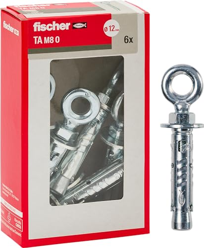 Fischer 71255 Stahldübel Ta M 8 mit Öse, Durchmesser 12 mm von fischer