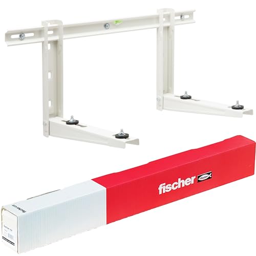 Fischer KLIMA KLIK 465 Klimaanlagenhalterungen für Außengeräte, Armlänge 465 mm, Ablagen aus verzinktem Stahl, Schnellanschluss, inklusive Befestigungssystem Fischer SX- und Antivibrationsfüße Fischer KLIMA KLIK 465 Klimaanlagenhalterungen für Außengeräte, Armlänge 465 mm, Ablagen aus verzinktem Stahl, Schnellanschluss, inklusive Befestigungssystem Fischer SX- und Antivibrationsfüße von fischer