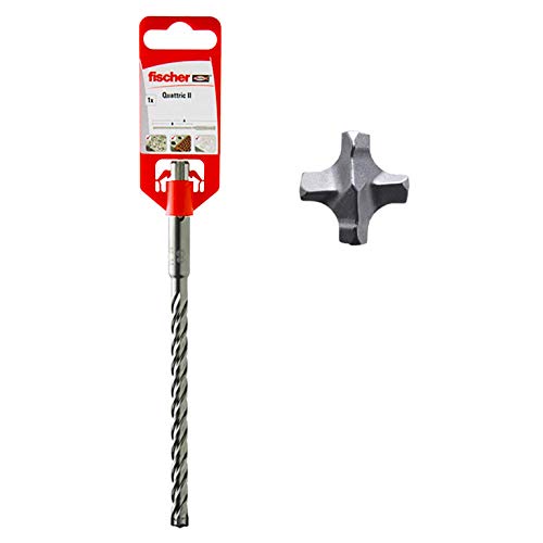 Fischer Quattric II 10/250/315 SDS Plus Vierschneidiger Bohrer und Bohrhammer, 549927 Fischer Quattric II 10/250/315 SDS Plus Vierschneidiger Bohrer und Bohrhammer, 549927 von fischer