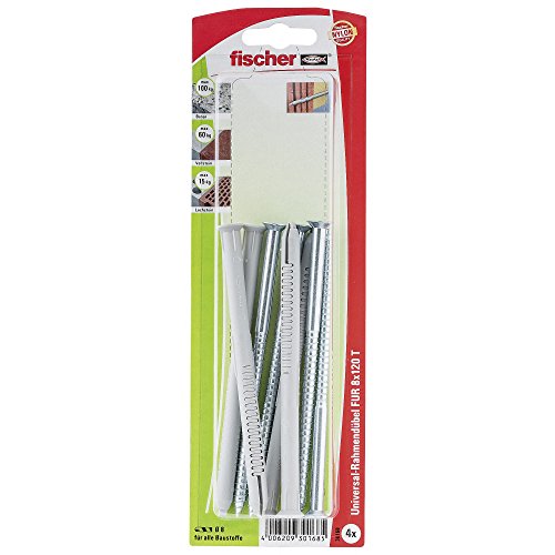 Fischer Universal Rahmendübel FUR 8X120 T K, 4 Stück von fischer