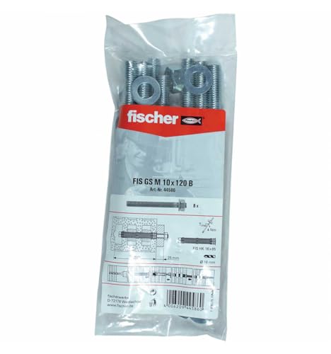 Fischer fis-gs M10 x 120B Set fis-gs Gewindestange M10 x 120B (8U) von fischer