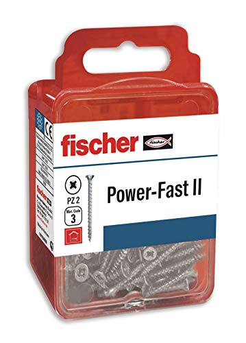 fischer 17790 Blister 6 Schrauben LOMER.FPF II CZP 4,5X70 557504, neutral von fischer