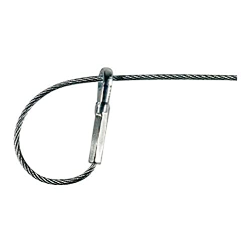 fischer Wireclip Drahtseilset WIS Ø2/2m Set, Leichtes Handling, Montage ohne Werkzeug, stufenlose Längenverstellung, 10 Stück von fischer