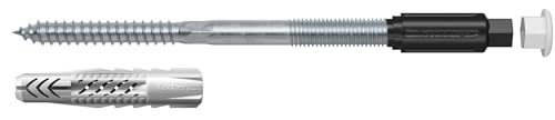 fischer Abstandsmontagesystem TherMax 10 / 200 M10 für Dämmstoffe, Dämmstoffdübel zur Befestigung leichter Lasten in Wärmedämmverbundsystemen, mit Anti-Kälte-Konus fischer Abstandsmontagesystem TherMax 10 / 200 M10 für Dämmstoffe, Dämmstoffdübel zur Befestigung leichter Lasten in Wärmedämmverbundsystemen, mit Anti-Kälte-Konus von fischer