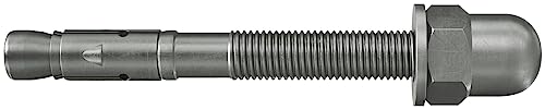 fischer Bolzenanker mit Hutmutter FAZ II Plus 10/20 R, Schwerlastanker für Befestigungen schwerer Lasten mit Nutzungsdauer über 120 Jahre, Seismik- & ETA-Zulassung, Montage ohne Bohrlochreinigung von fischer