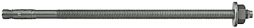 fischer Bolzenanker mit großer Scheibe FAZ II Plus 12/30 R, Schwerlastanker aus Edelstahl mit hoher Tragfähigkeit, Ankerbolzen für Befestigungen von Holzkonstruktionen, Seismik- & ETA-Zulassung von fischer