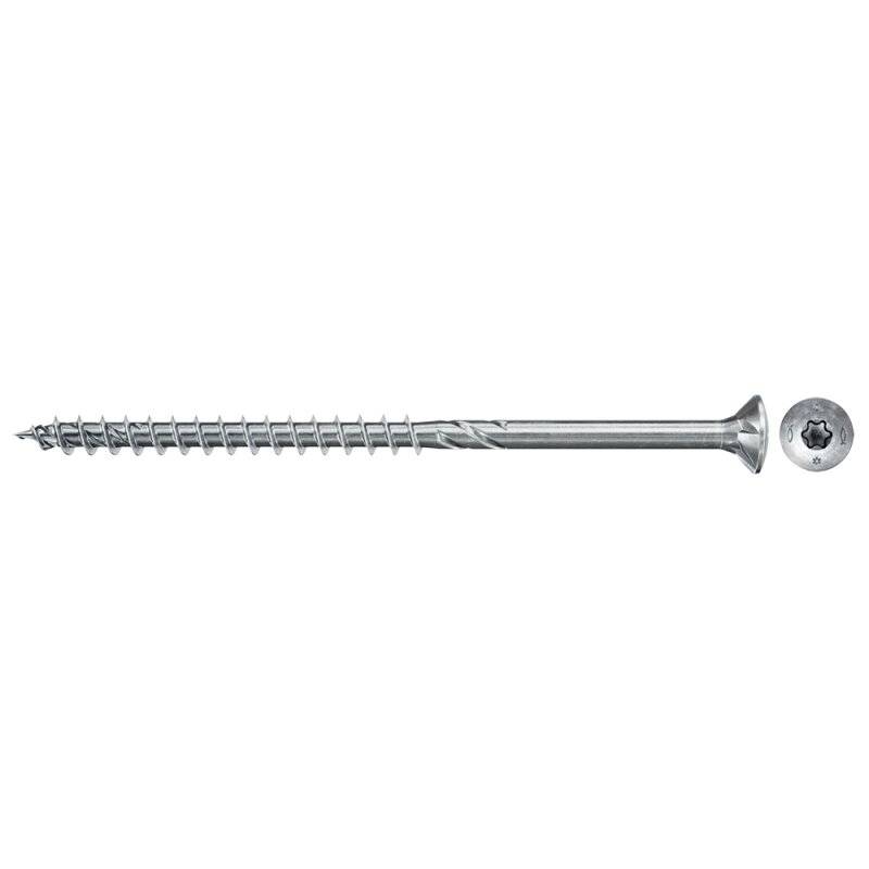 fischer Holzschraube PowerFast II Teilgewinde Senkkopf TX20 blau verzinkt 4 x 40 mm - 1000 Stück von fischer Deutschland Vertriebs GmbH