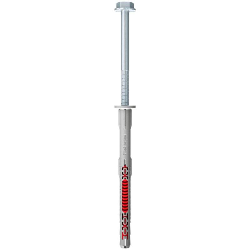 fischer Langschaftdübel DuoXpand mit Schraube Stahl Sechskantkopf mit Scheibe 8 x 120 mm - 1 Stück lose von fischer Deutschland Vertriebs GmbH