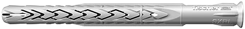 fischer Langschaftdübel SXRL 8x80, hochwertiger Dübel (100 Stk.), Spreizdübel für Holz- & Spanplattenschrauben, Nylondübel für optimalen Halt bei Befestigungen in Beton, Ziegel und Porenbeton von fischer