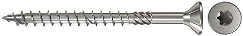 fischer Power-Fast FPF-ST 6, 0 x 60 A4P - Spanplattenschrauben mit Teilgewinde und Senkkopf, zur Befestigung von Tragenden Bauteilen in Holz, Nicht Rostender Stahl - 100 Stück - Art.-Nr. 657310 fischer Power-Fast FPF-ST 6, 0 x 60 A4P - Spanplattenschrauben mit Teilgewinde und Senkkopf, zur Befestigung von Tragenden Bauteilen in Holz, Nicht Rostender Stahl - 100 Stück - Art.-Nr. 657310 von fischer