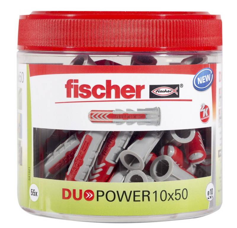 fischer Schrauben- und Dübel-Set Fischer Dübel DuoPower 10.0 x 50 mm - 55 Stück von fischer