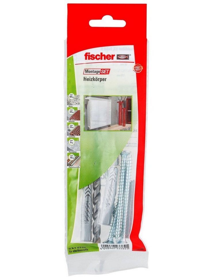 fischer Schrauben- und Dübel-Set Fischer Montage-Set Heizkörper von fischer