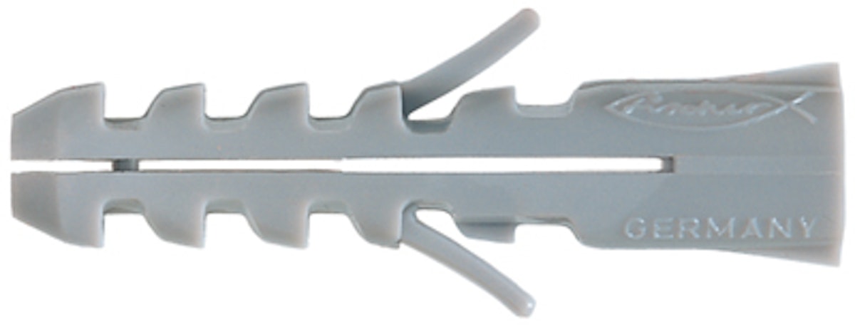 FISCHER Dübel S 6 Nylon 6 mm (100 Stück) von fischerwerke GmbH & Co. KG