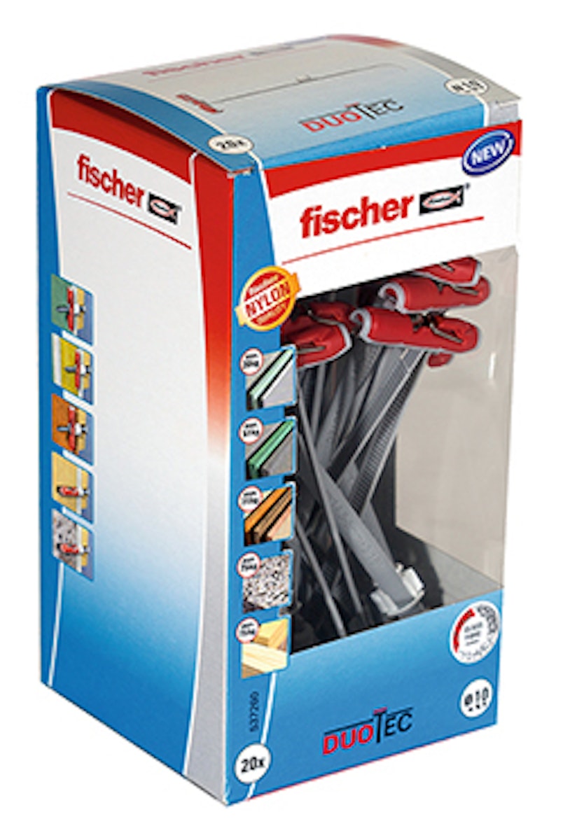 FISCHER Kippdübel Nylon Duotec 10 LD (20 Stück) von fischerwerke GmbH & Co. KG