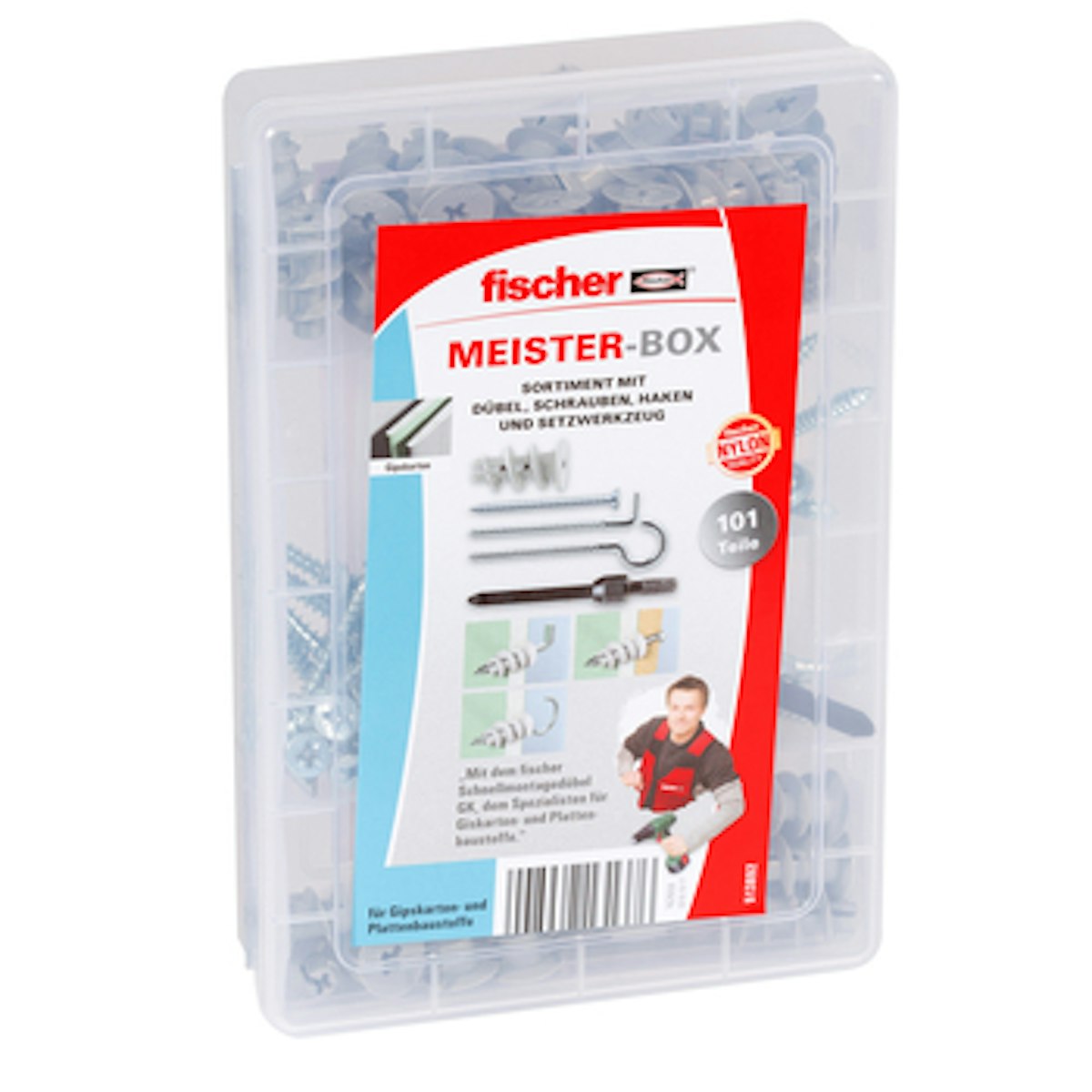 FISCHER Meister-Box GK+Schraube+Haken von fischerwerke GmbH & Co. KG