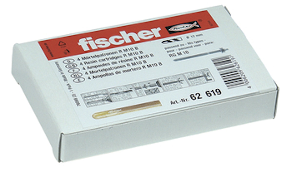 FISCHER Mörtelpatrone R M 10 (4 Stück) von fischerwerke GmbH & Co. KG