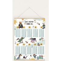 Lernposter Kleines 1x1 Einmaleins Cool Kids - Rechenposter Für Schule Und Vorschule Kindergarten Spielerisch Zählen, Zahlen & Rechnen Lernen von fischomaswerkstatt