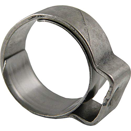 1-Ohr Schlauchschellen, Edelstahl Schlauchklemmen (Spannbereich: 8,1-9,5 mm) von fittingstore