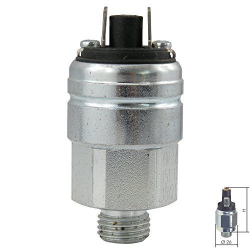 Druckschalter mit Flachstecker, bis 350 bar Mini Druckschalter Öffner Schließer Wechsler (Ausführung: Öffner, Einstellbereich: 1-10 bar) von fittingstore