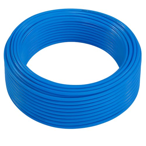 Fittingstore - Polyethylen-Schlauch PL 50  Meter – Druckluftschlauch Pneumatikschlauch Polyurethane Druckluft Wasser Schlauch flexibel 4/2mm, 6/4mm, 8/6mm, 10/8mm, 12/10mm 14/10mm (4 x 2 mm, Blau) von fittingstore