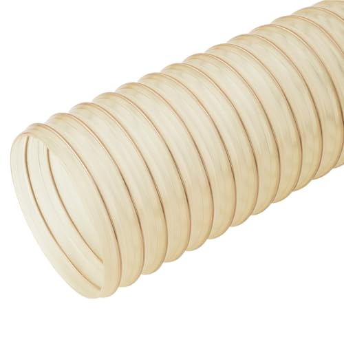 Fittingstore - METERWARE - Leichte Saug-Druck PU-Spiralschlauch - Vakuumschlauch Förderschlauch Druckschlauch Lebensmittelecht - DIN 26057-1 (Standard, 80 mm (Innendurchmesser)) von fittingstore