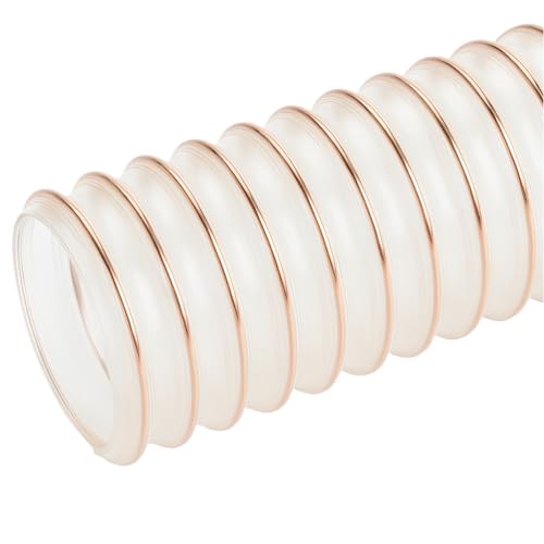 Fittingstore - METERWARE - Mittelschwerer Saug-Druck PU-Spiralschlauch - Vakuumschlauch Förderschlauch Absaugschlauch - schwer entflammbar, DIN 4102 B1 (60 mm (Innendurchmesser)) von fittingstore