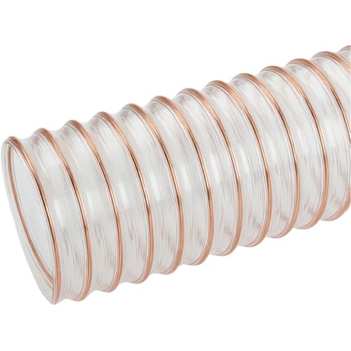 Fittingstore - METERWARE - Schwerer Saug-Druck PU-Spiralschlauch - Vakuumschlauch Förderschlauch Absaugschlauch - schwer entflammbar, DIN 4102 B1 (Standard, 50 mm (Innendurchmesser)) von fittingstore