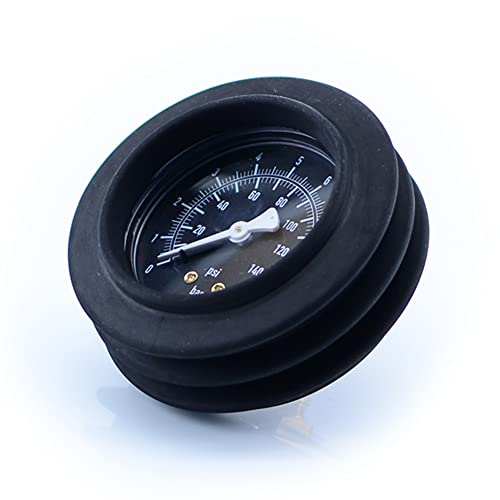 Fittingstore - Manometer stoßgesichert für Handreifenfüller Ø 63 - G 1/4" - Klasse 2.5 (0-10 bar) von fittingstore