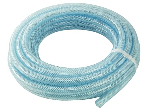 Fittingstore - PVC-Schlauch mit Gewebeeinlage Transparent, Lebensmittelqualität, 10, 25 und 50 Meter Rolle, verschiedene Größen (Innen Ø: 13,2 mm (1/2"), Länge: 10 Meter) von fittingstore