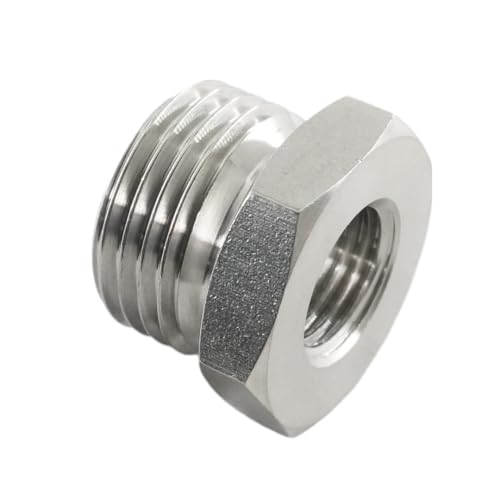 Reduziernippel mit zylindrischem Außen-/Innengewinde Edelstahl Fittinge Druckluft Wasser (G 1/4" x G 1/8") von fittingstore